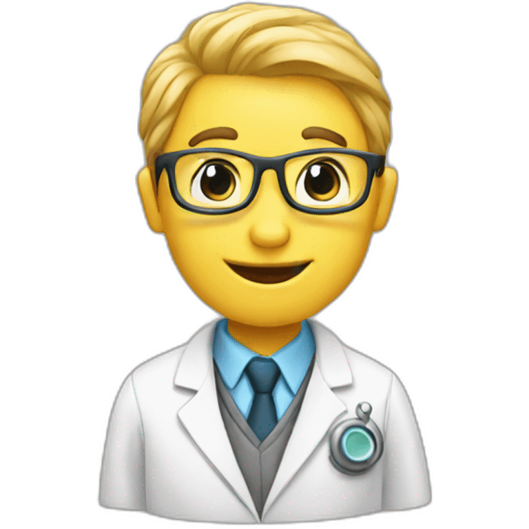 scientist saying thank you emoji