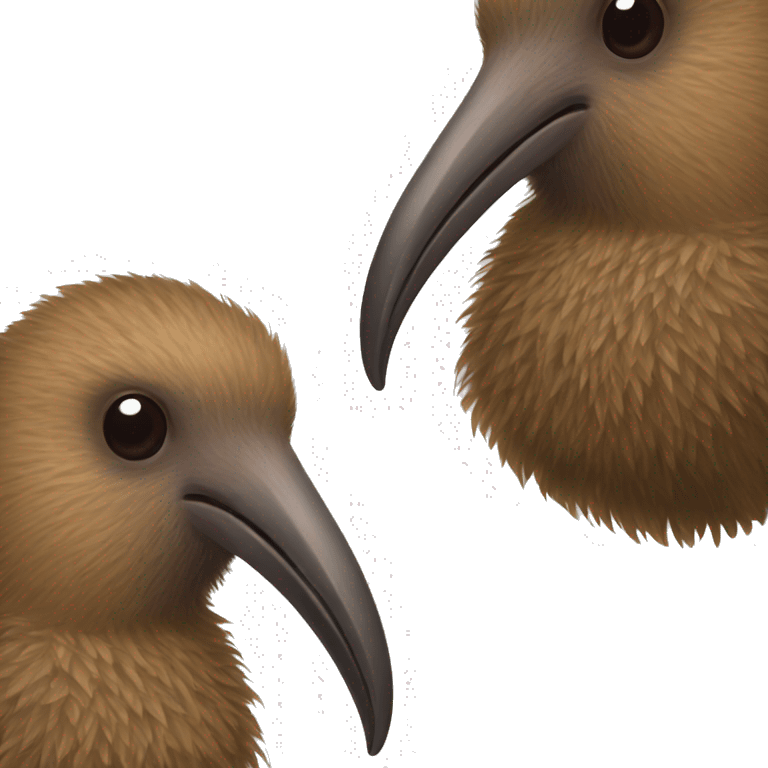 North island brown kiwi  emoji