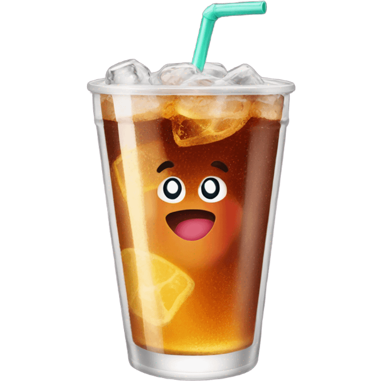 soda drink with lighting emoji