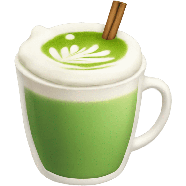 Matcha latte  emoji