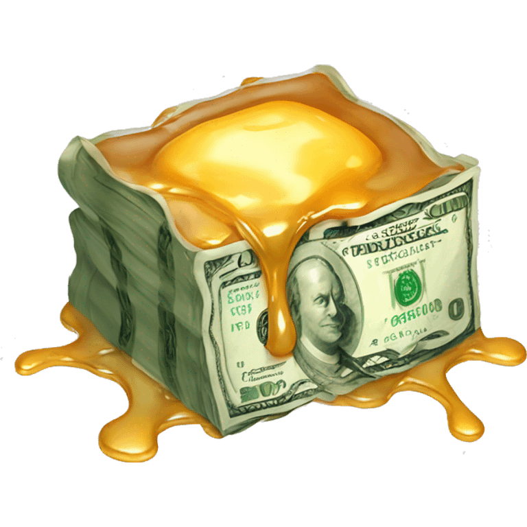 melted money pack emoji