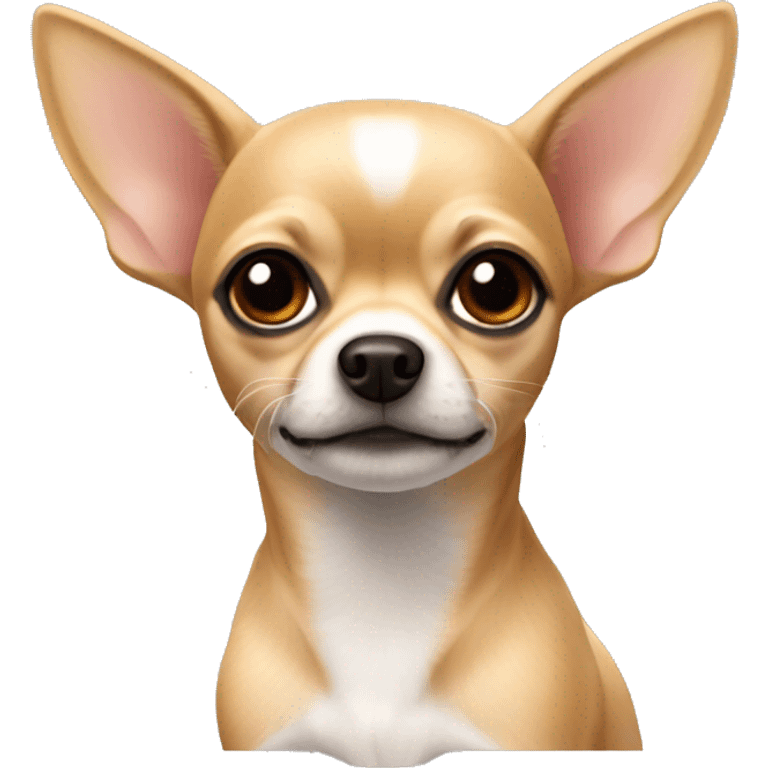 Chihuahua with hiena colour emoji