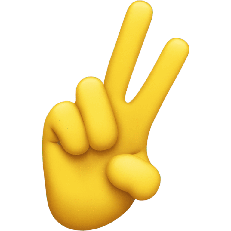 index finger yellow emoji emoji