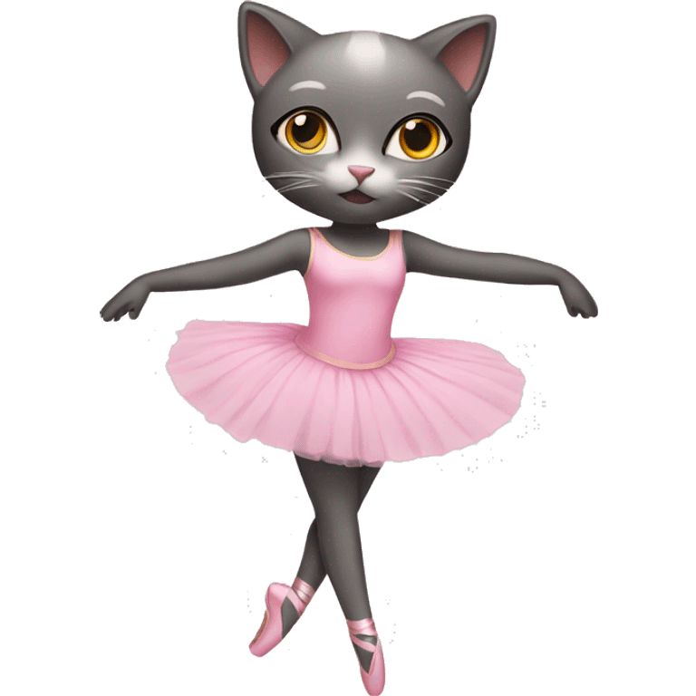 Cat ballerina emoji