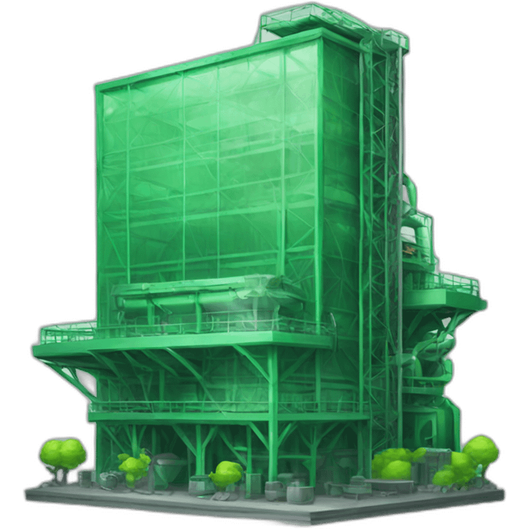 futurist emerald factory emoji