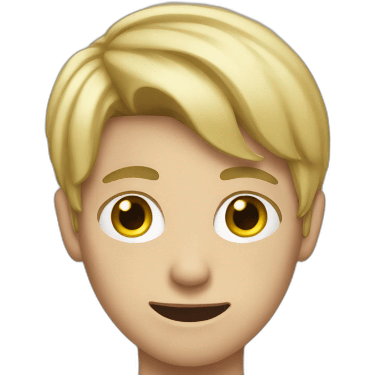 dirty blond teenage boy emoji