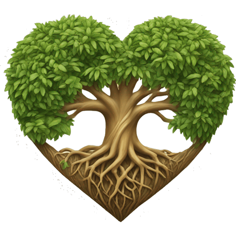 Tree of life heart emoji