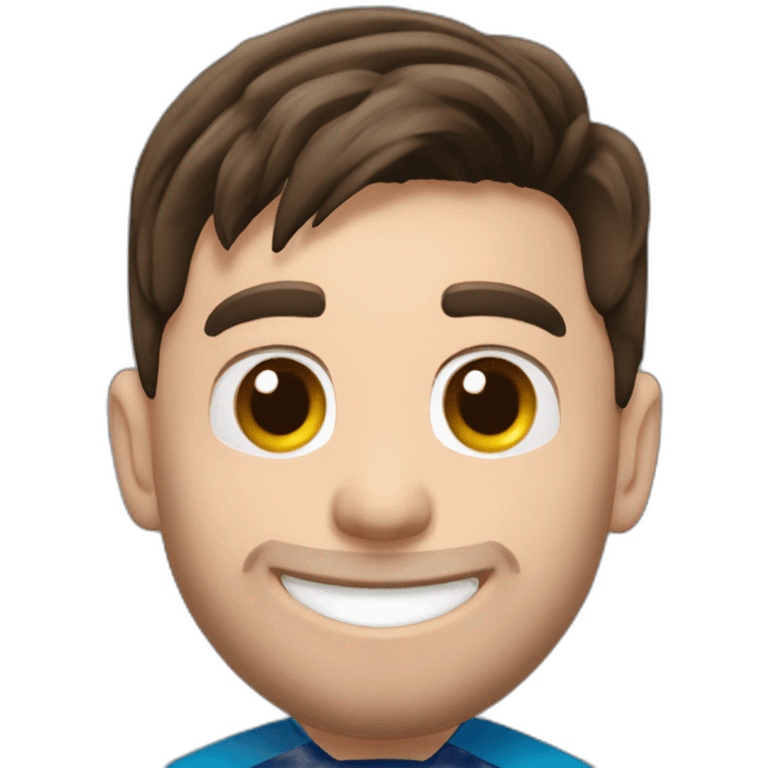 Lionel Messi happy emoji