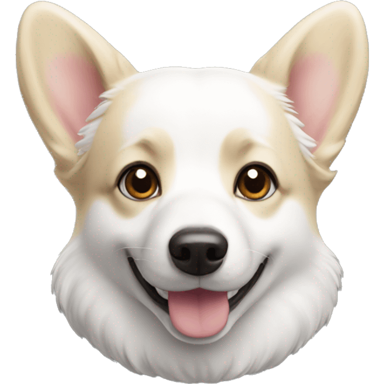 white corgi emoji