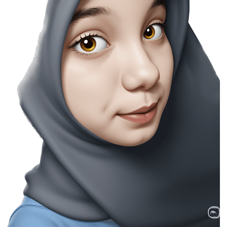 realistic portrait of girl emoji