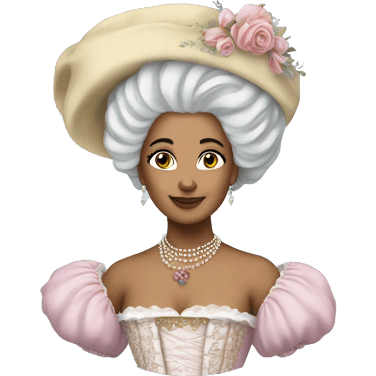 Enya dressed as Marie Antoinette  emoji