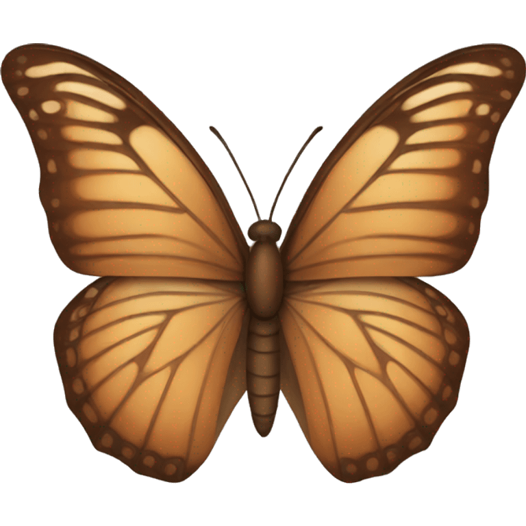 brown butterfly emoji