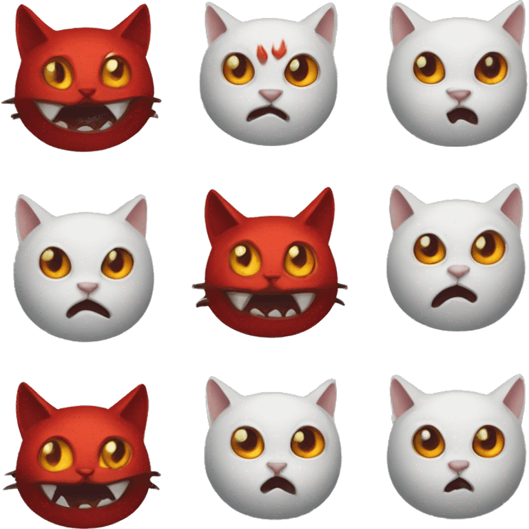 Cat devil emoji