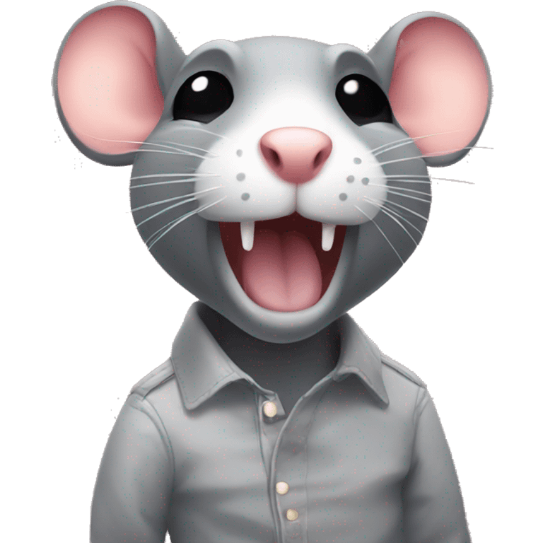 Rat at the disco emoji