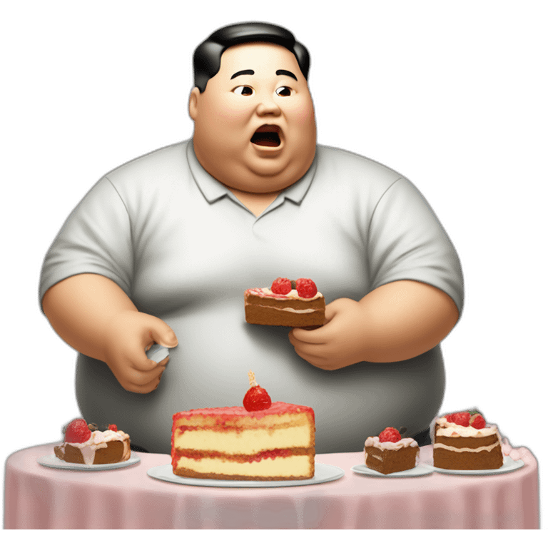 kim-jung-un-morbidly-obese-eating-cake emoji