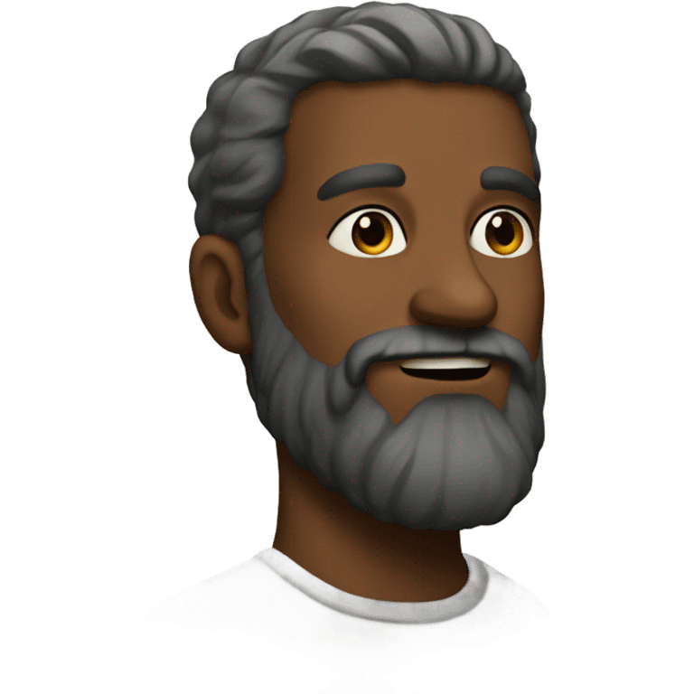 portrait of a bearded man emoji