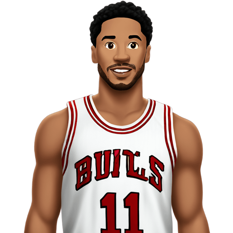 derrick rose jersey emoji