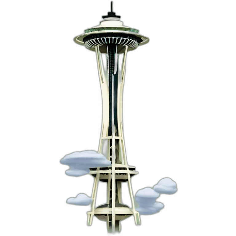 space needle, seattle emoji