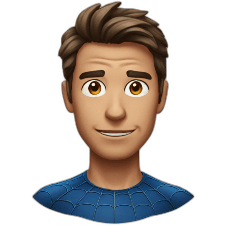 head Spiderman emoji