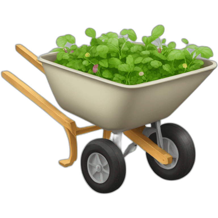 wheelbarrow full of Urechis unicinctus emoji