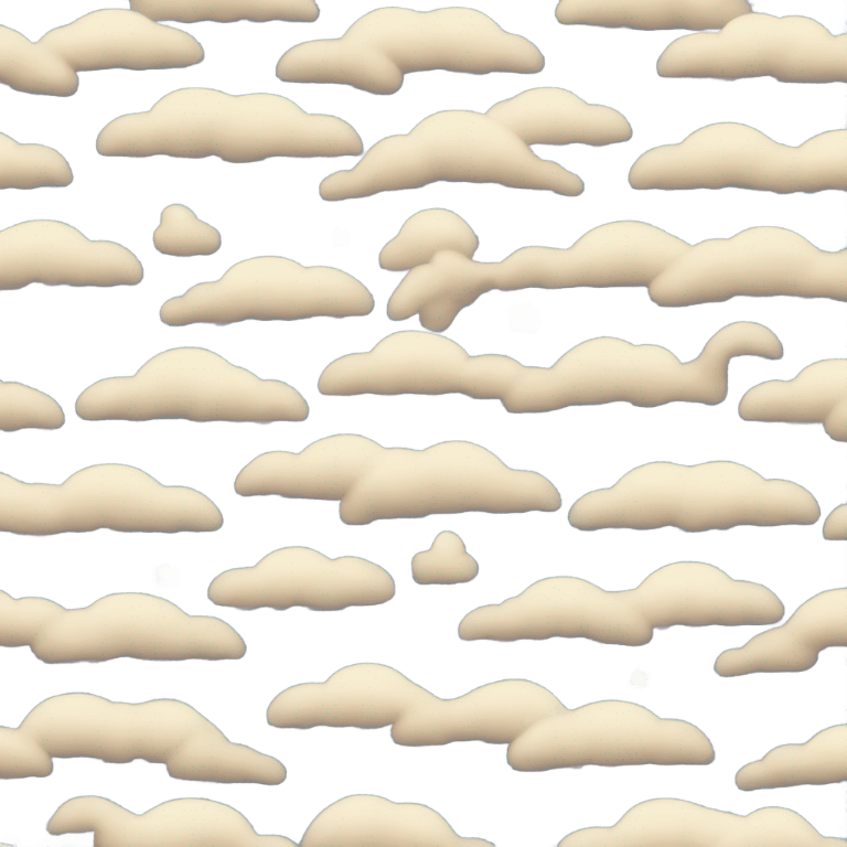 a sky made of vanilla emoji