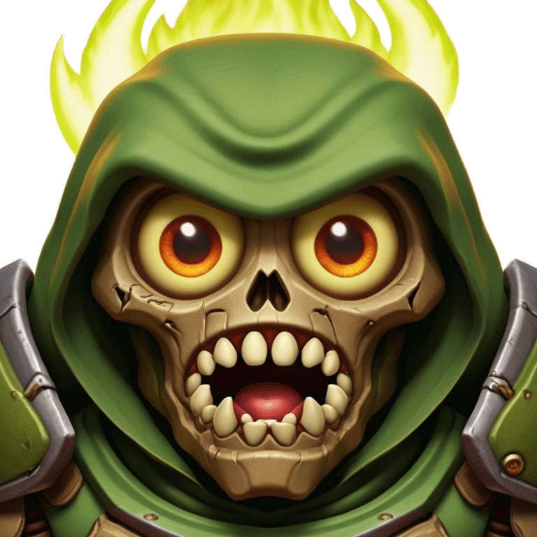 3D, cinematic ultra detailed 32k HD Doom srhoom in pvz 1, brought to life with stunning visual details, each lash, eye, and hair is shown in stunning detail, rich textures, visually rich, so lifelike that it feels like it could leap off the page at any moment emoji