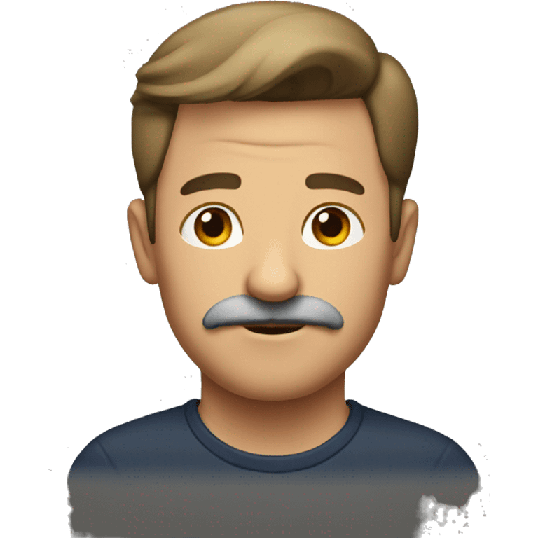 a man with short mustahe emoji