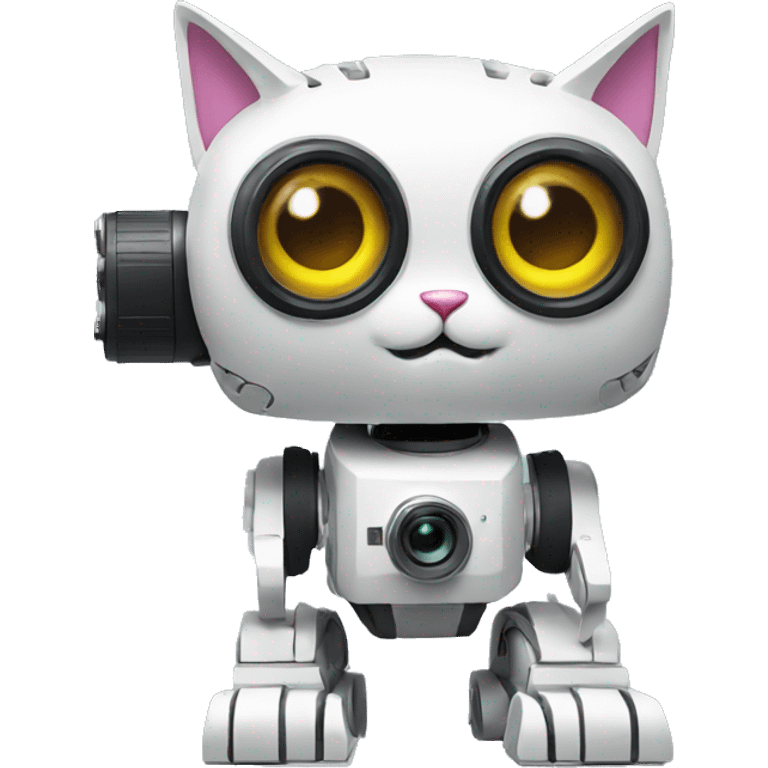 Cat robot with camera  emoji