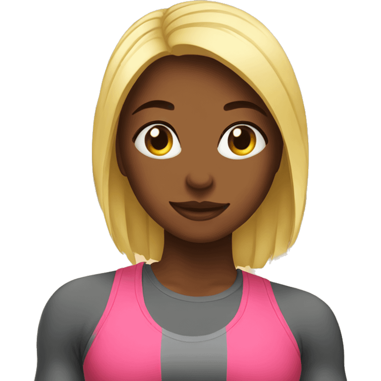 Girl in the gym emoji