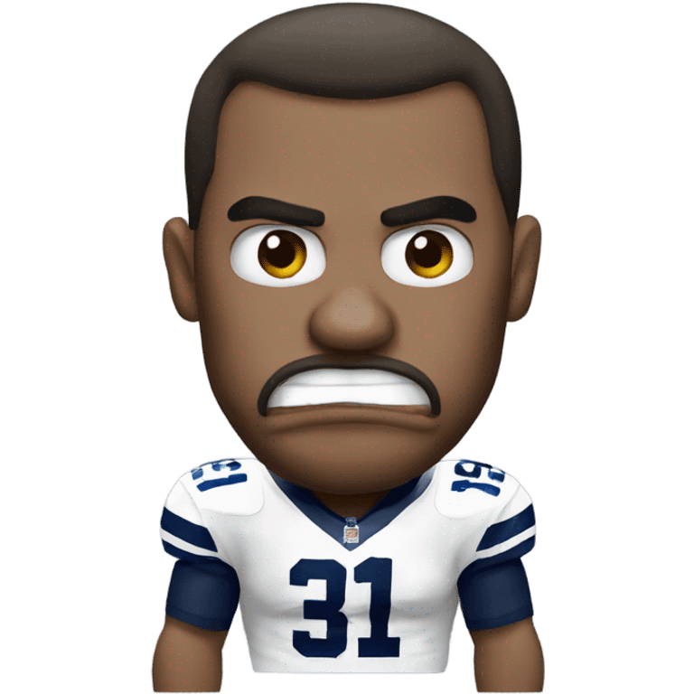 Angry Dallas cowboys fan  emoji