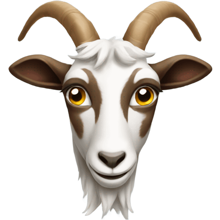 A goat as a physics professor emoji