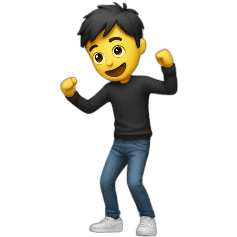 emoji homme qui dab emoji