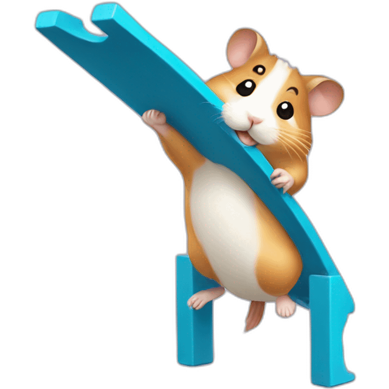 hamster doing a handstand  emoji