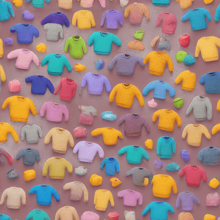 Colorful Sweater emoji