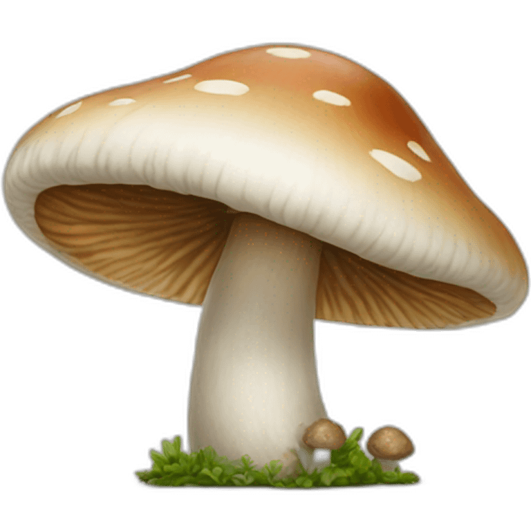 Liberty cap mushroom emoji