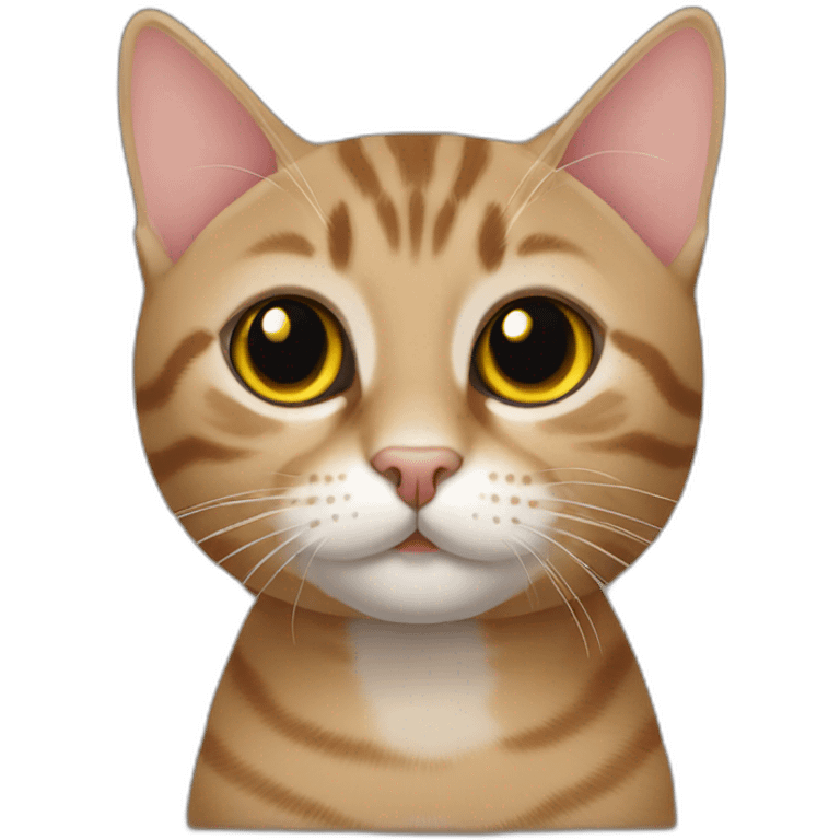 american short hair cat- tabby emoji