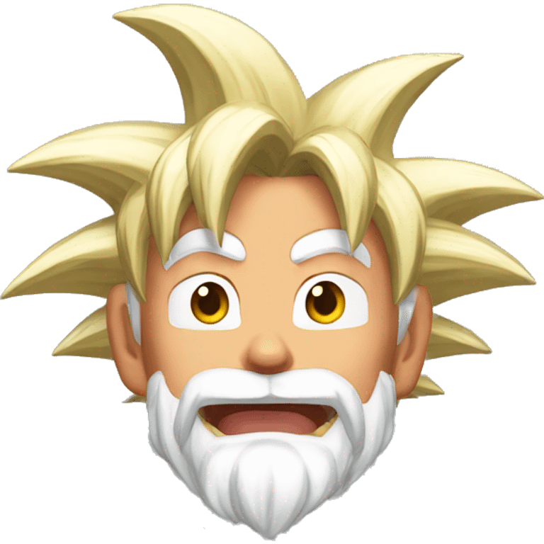 Goku fase dios enojado  emoji