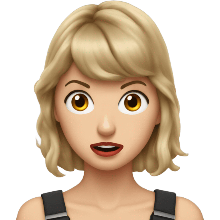 Taylor swift scared emoji