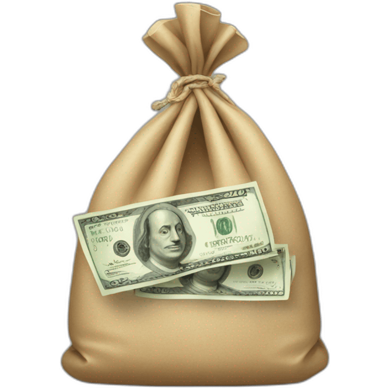 bag of dollars emoji