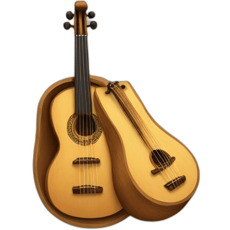 Arabic luth oud emoji