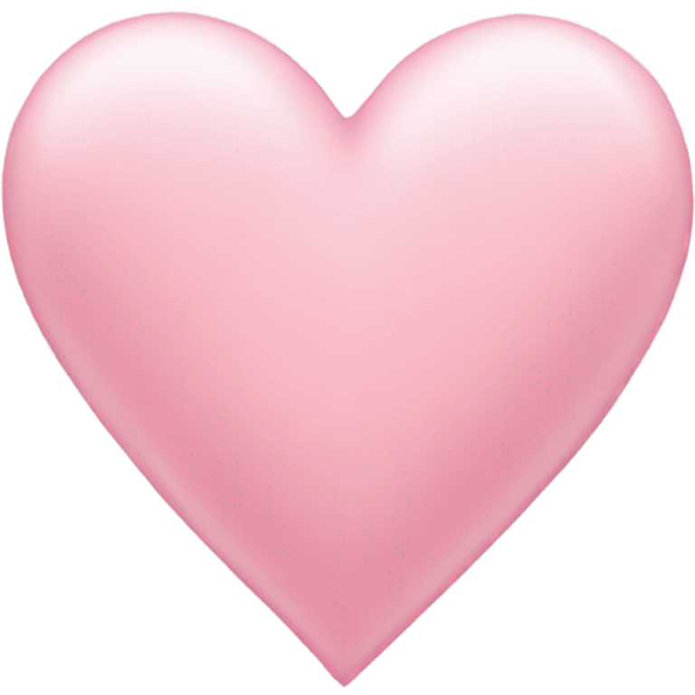 soft pink heart emoji