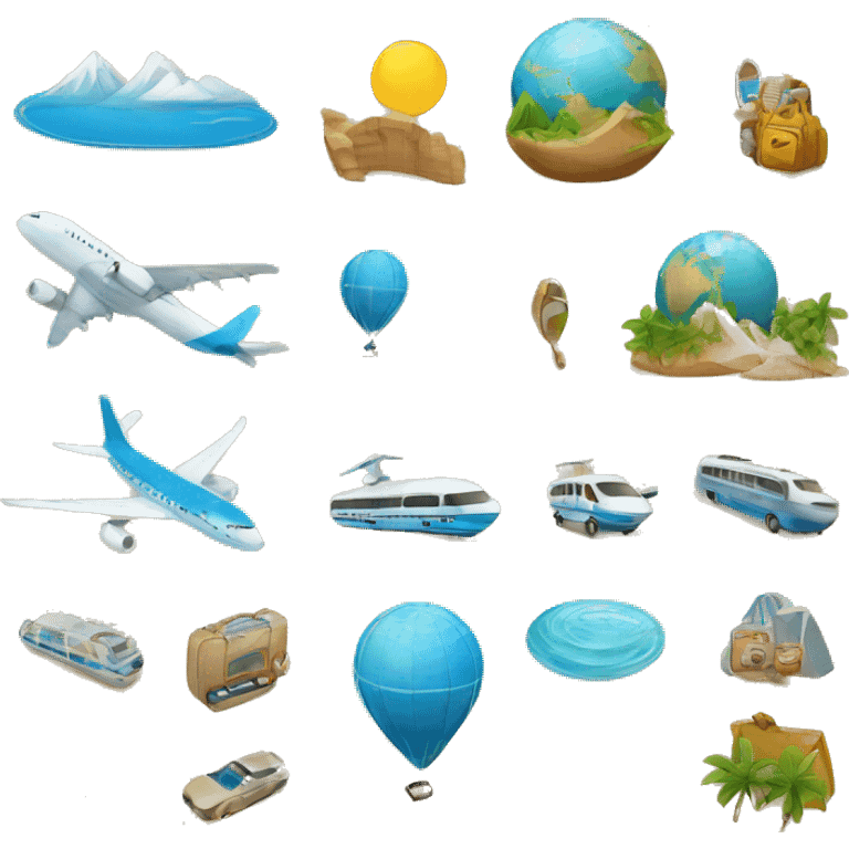 Travel world emoji