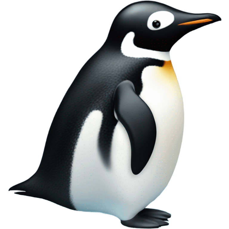 Penguin on ice emoji