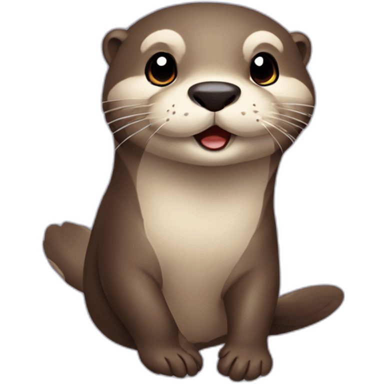 Busy otter emoji