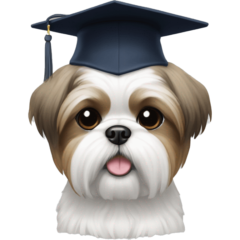 Shihtzu graduated emoji