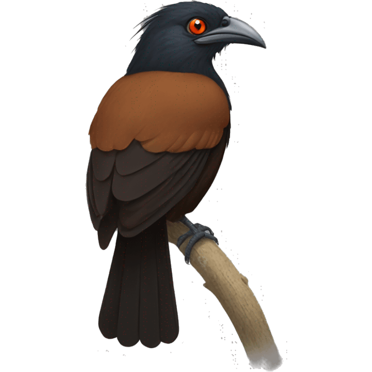 Greater coucal emoji