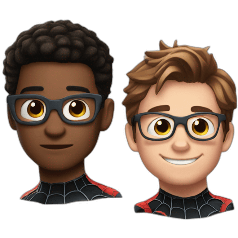 Peter Parker et miles morales  emoji