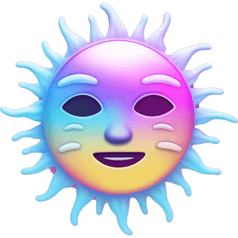 Vaporwave Sun emoji