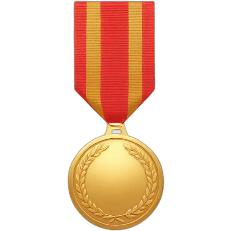 gold medal red ribbom emoji