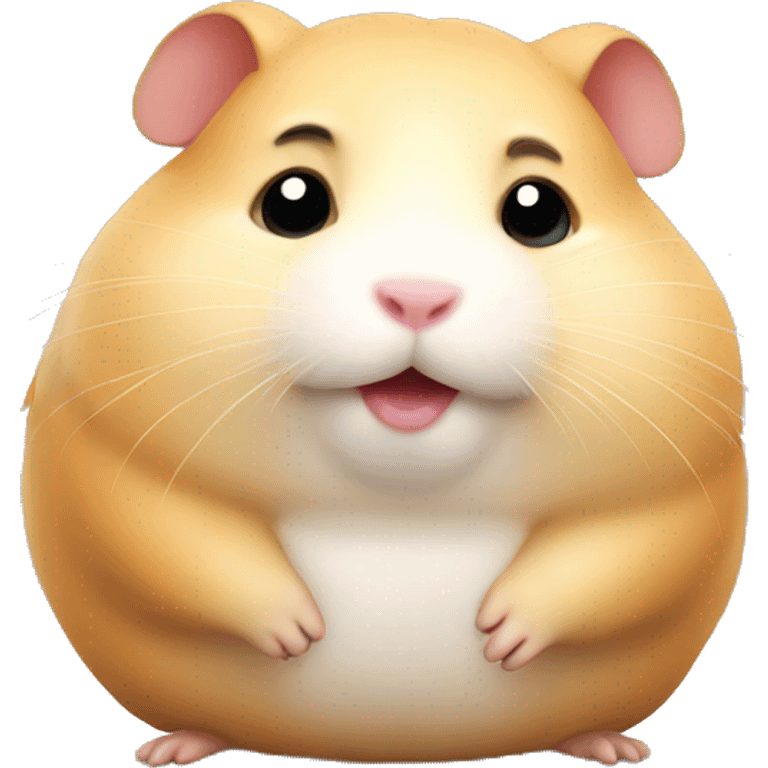 Fat hamster  emoji